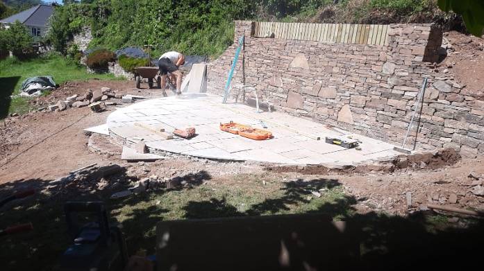 Patio installation Tiverton